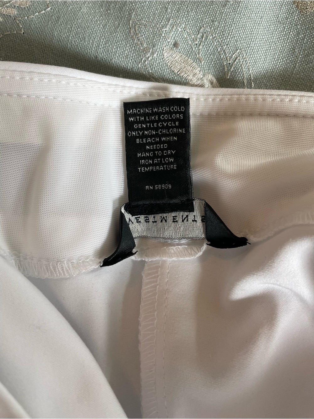 Investments Women's White Ankle Stretch Dress Pants - Picture 9 of 11